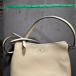 Kate Spade Cream Pebbled Shoulder Bag